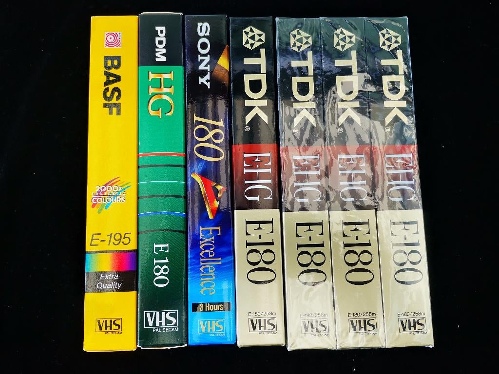 Vintage VHS Videocassettes 5 Stuks Geseald, Cd's en Dvd's, VHS | Film, Alle leeftijden, Ophalen of Verzenden, Nieuw in verpakking