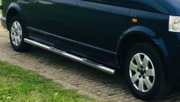 RVS Sidebars 70mm met Steps voor VW Transporter T5, T6, T6.1, Auto-onderdelen, Ophalen, Nieuw