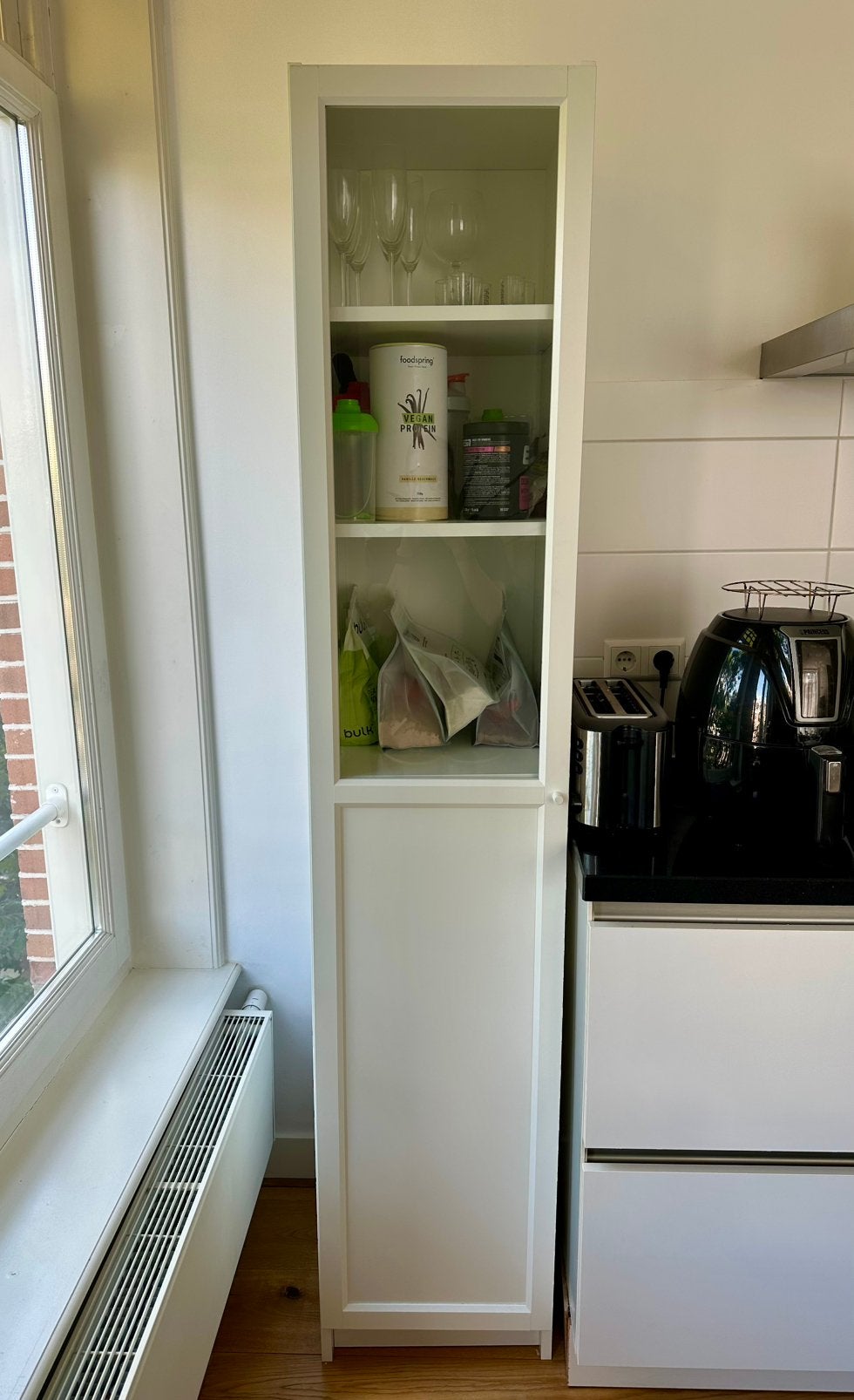 Ikea BILLY / OXBERG Kasten wit, Ophalen, Minder dan 50 cm, Gebruikt, 200 cm of meer