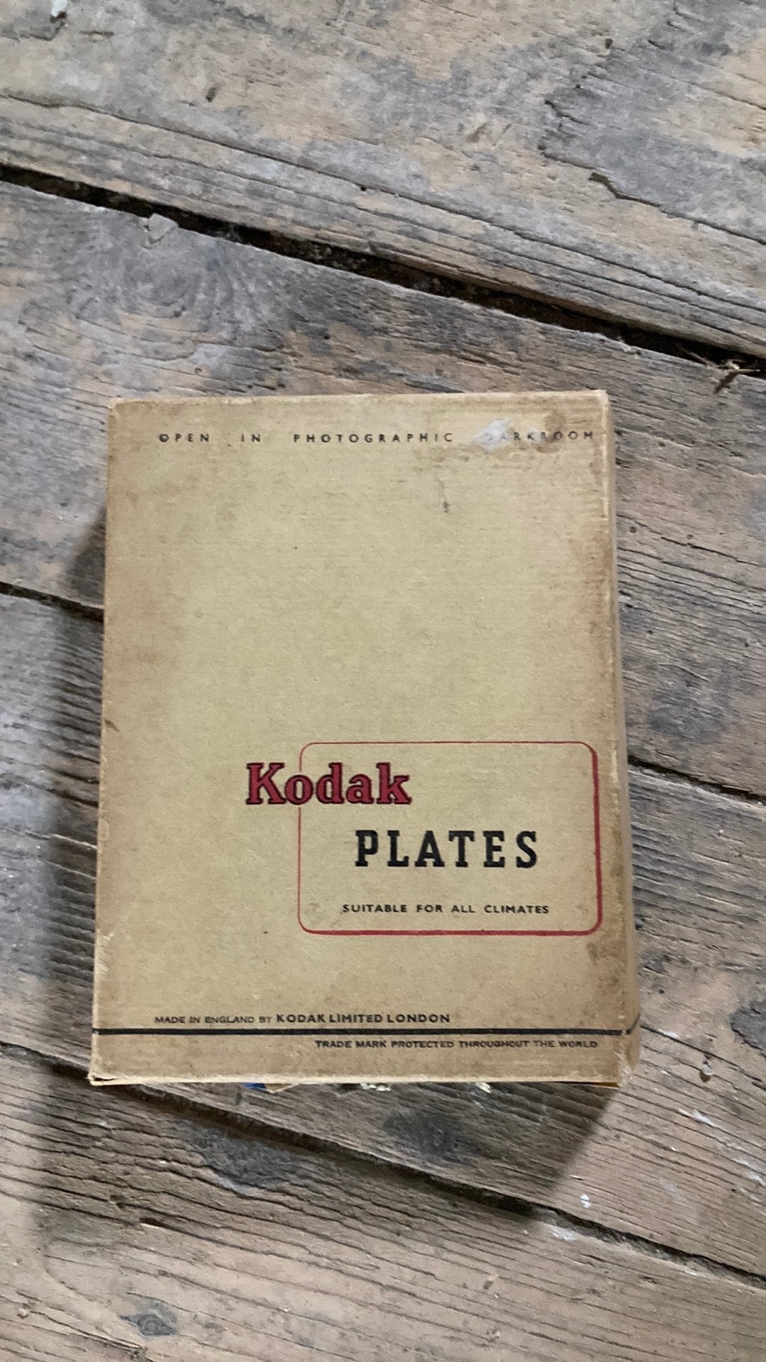 Kodak glazen platen 0800, Verzamelen, Fotografica en Filmapparatuur, Ophalen, Fototoestel