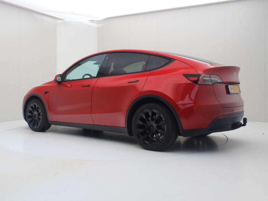 Tesla Model Y Long Range 351pk AWD [ FSD+TREKHAAK+20 INCH+PR, Auto's, Automaat, Adaptive Cruise Control, 0 cilinders, Gebruikt