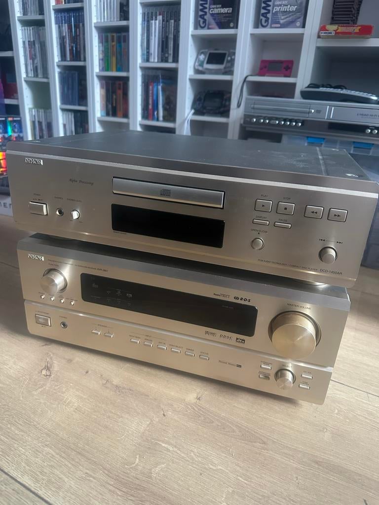 Denon AVR-2801 receiver en Denon DCD-1450AR CD-speler, Audio, Tv en Foto, Versterkers en Receivers, Denon, Ophalen of Verzenden