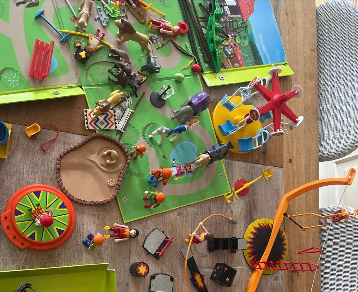 Playmobil Circus en Indianen Set - Uitgebreide Collectie, Gebruikt, Complete set, Overige typen, Ophalen of Verzenden