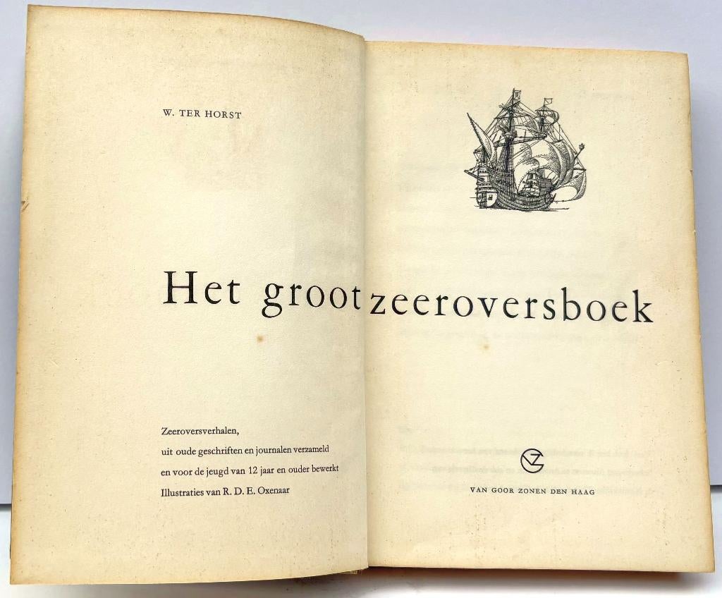 Horst, W. ter - Het groot zeeroversboek  ( 1962), Ophalen of Verzenden, Zo goed als nieuw