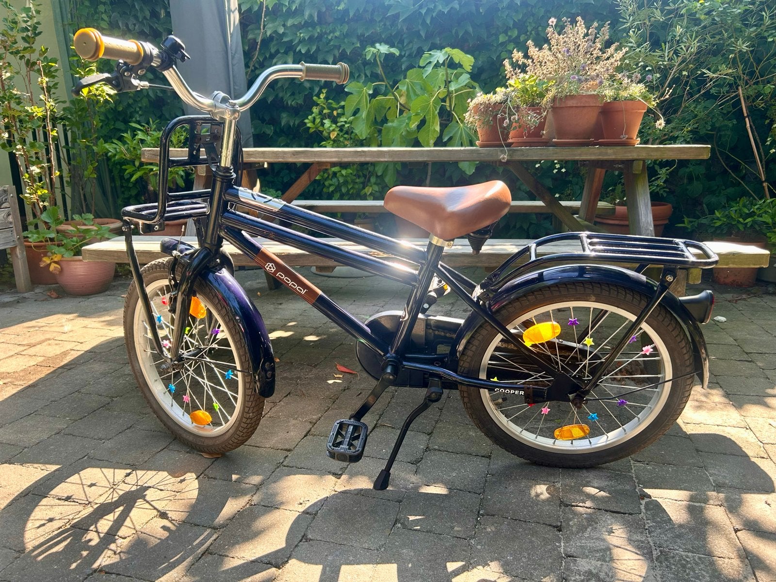Stoere Popal jongensfiets 18 inch, Fietsen en Brommers, Fietsen | Kinderfietsjes, Ophalen, Gebruikt, 16 tot 20 inch