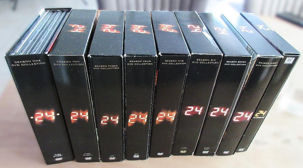 24 Complete serie | seizoen 1 t/m 9 |, Cd's en Dvd's, Gebruikt, Boxset, Ophalen of Verzenden, Actie en Avontuur