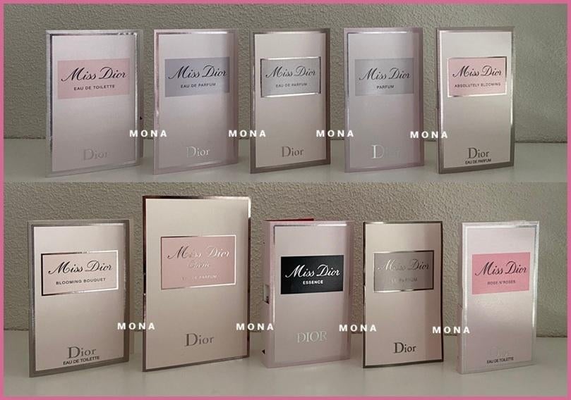 Miss D set 10 parfum samples proefjes testers monsters, Verzenden, Nieuw
