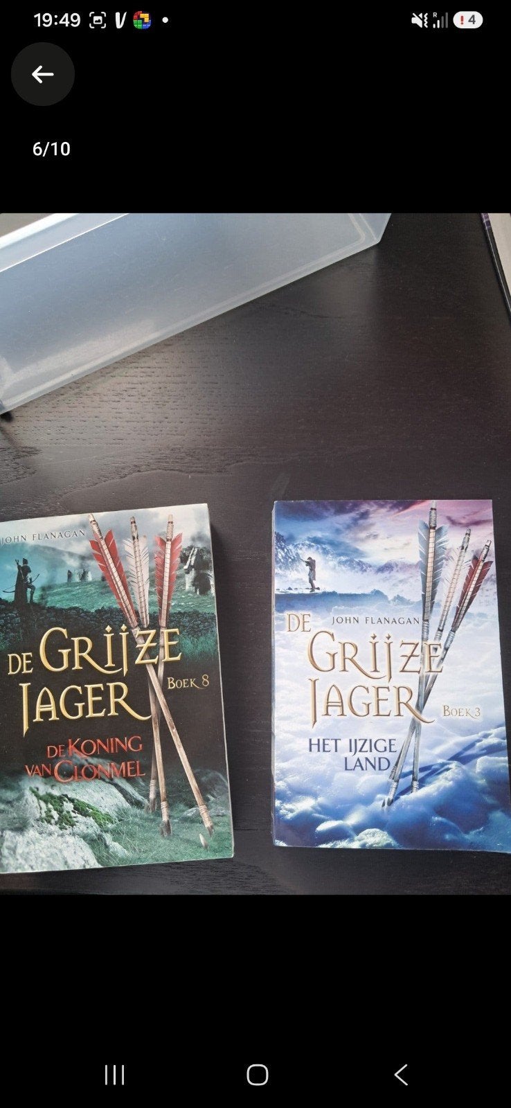 Grijze jager boek 3 en 8, Ook los te koop!, Ophalen of Verzenden, Zo goed als nieuw, John Flanagan