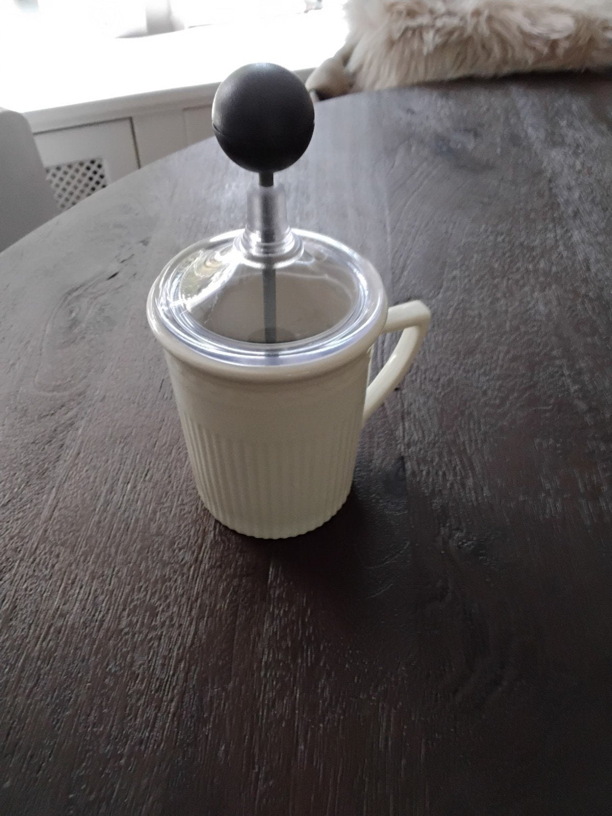melkopschuimer van Recamier by royal creamware, Witgoed en Apparatuur, Ophalen, Zo goed als nieuw, Handmatige melkopschuimer