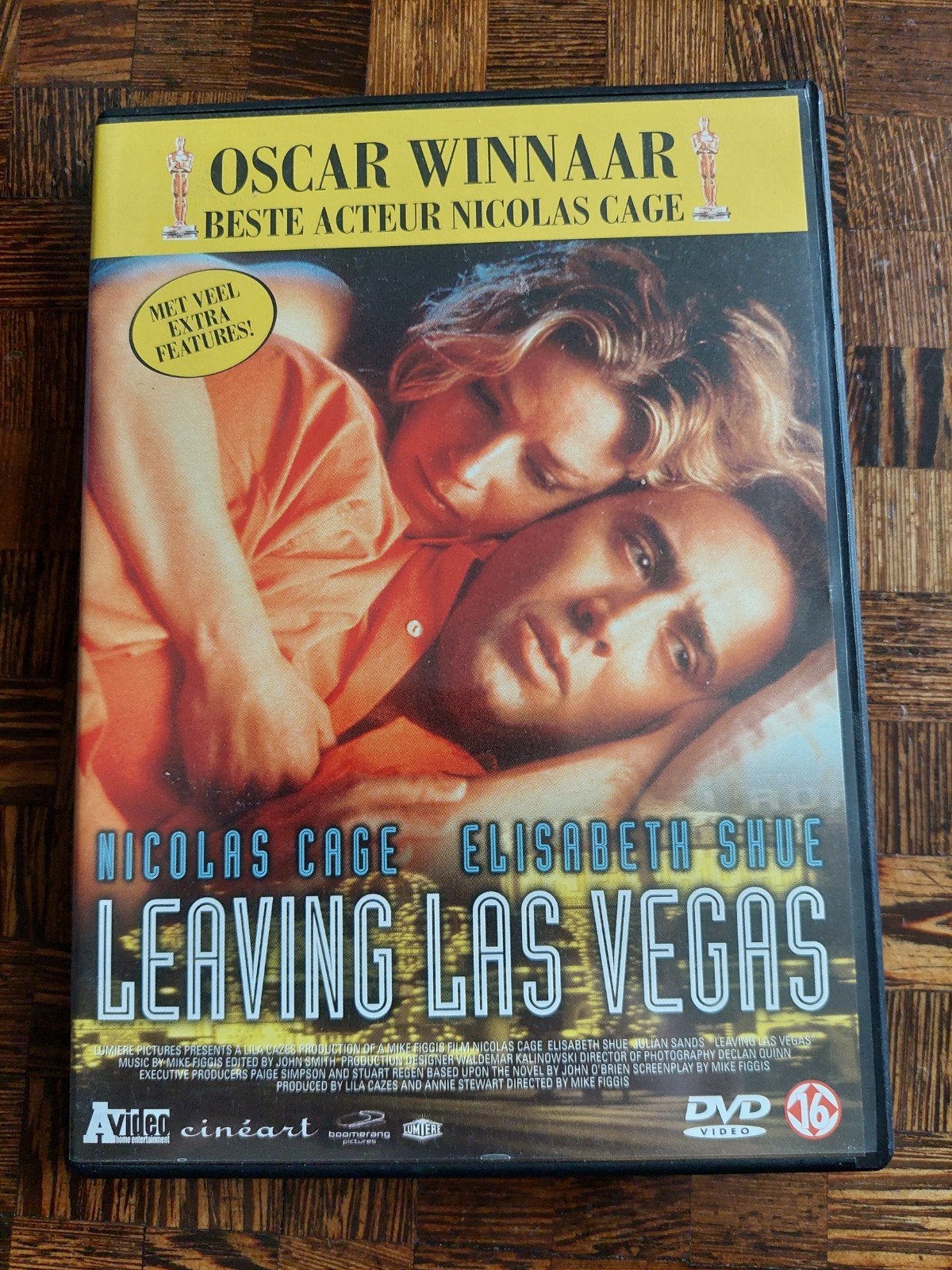 Leaving Las Vegas DVD - Oscarwinnaar Nicolas Cage, Bonusmateriaal, Vanaf 16 jaar, Zo goed als nieuw, Nederlands