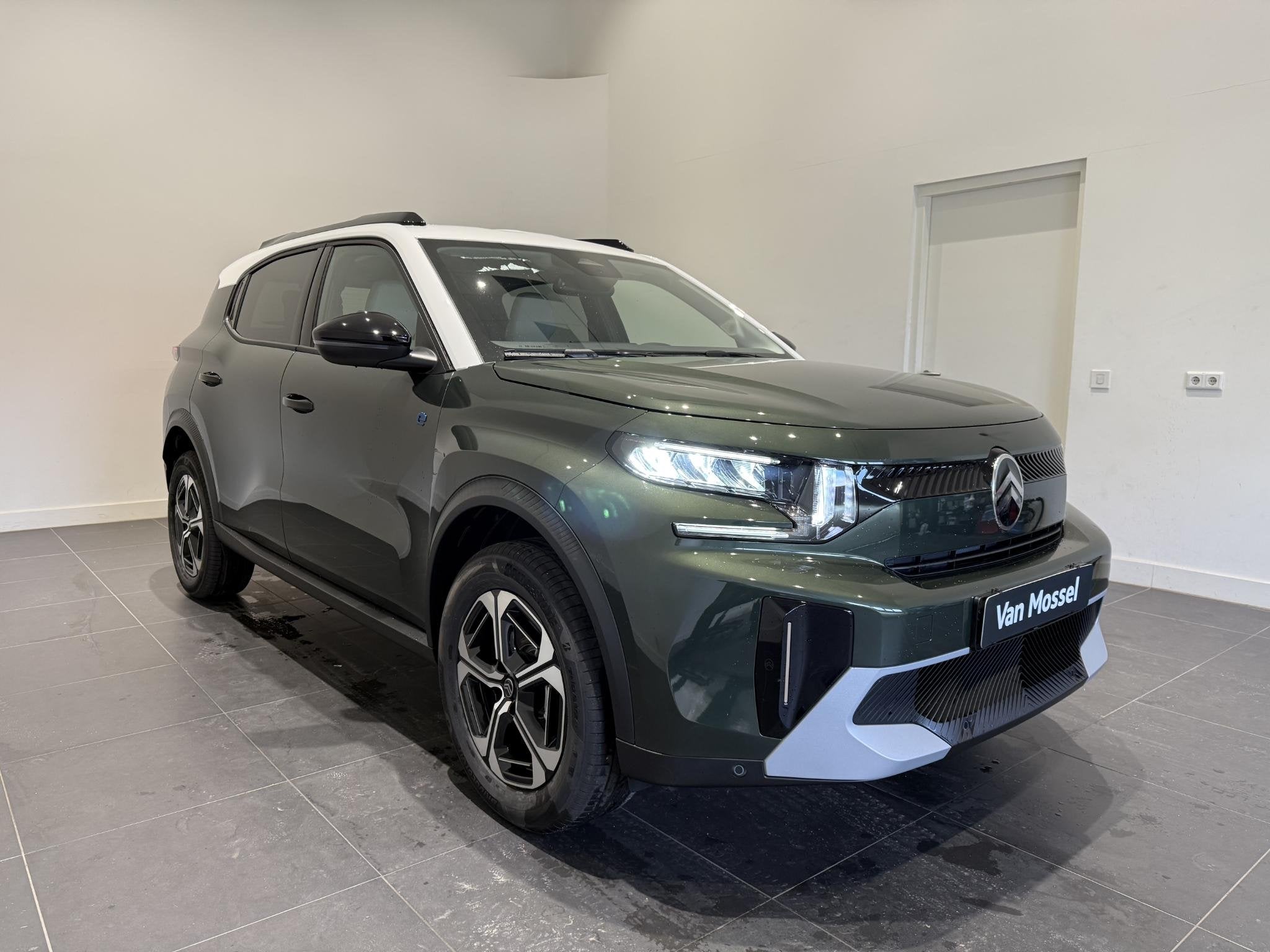 Citroen Ë-C3 Aircross Max 113pk 44 kWh | Apple Carplay & An, Auto's, 12 maanden, Parkeersensor, Leder en Stof, 44 kWh