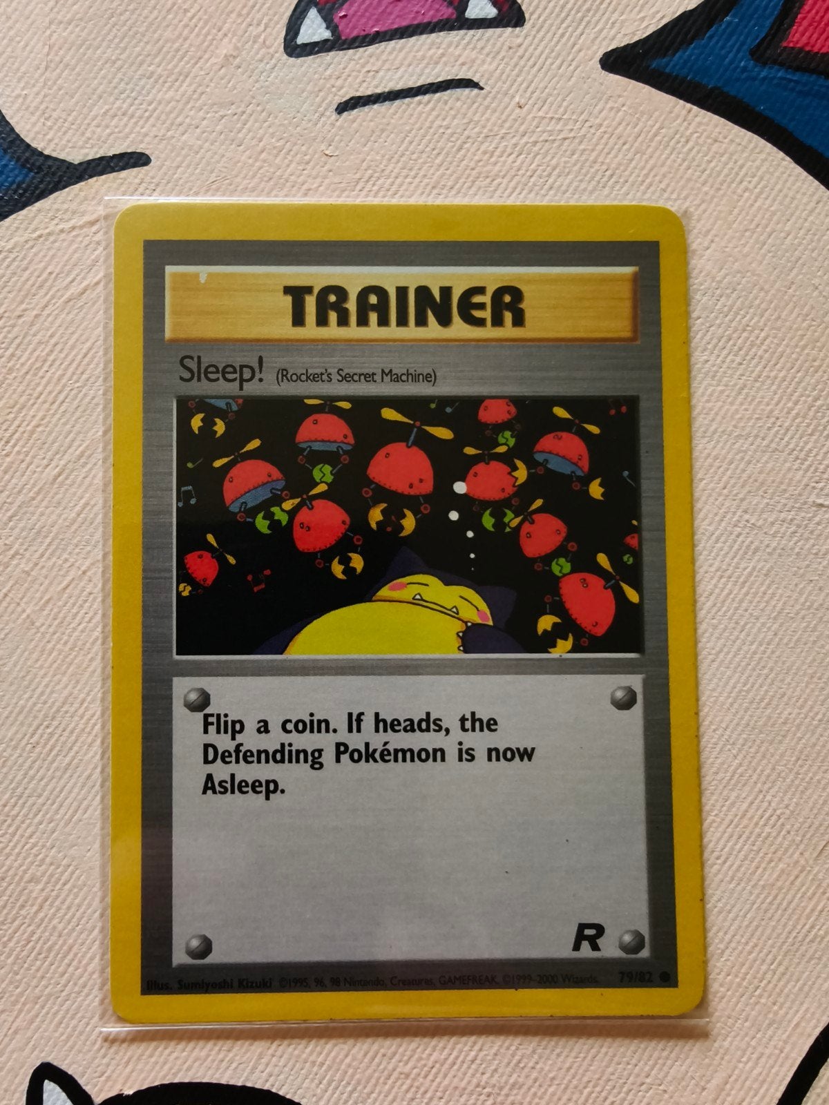 Snorlax Trainer Kaart 79/82 - Rocket's Secret Machine, Ophalen of Verzenden, Zo goed als nieuw, Losse kaart