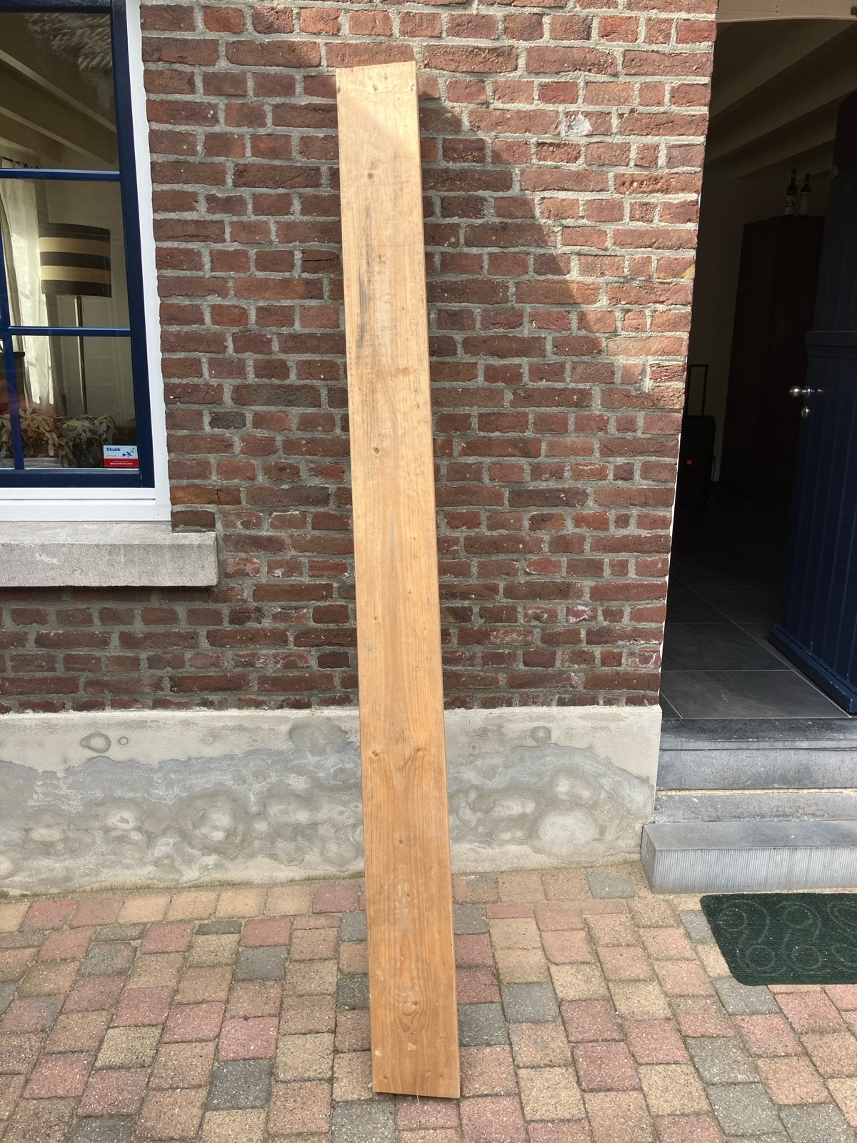 Geschaafde Vuren Balk 2380x69x195 mm, Doe-het-zelf en Verbouw, Hout en Planken, Ophalen, Nieuw, 200 tot 250 cm, 50 mm of meer