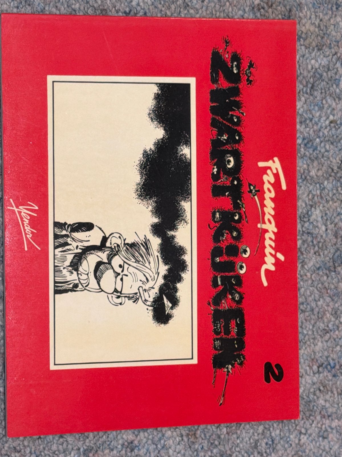Zwartkijken 2 - Franquin - Vintage stripboek, Eén stripboek, Ophalen of Verzenden, Gelezen
