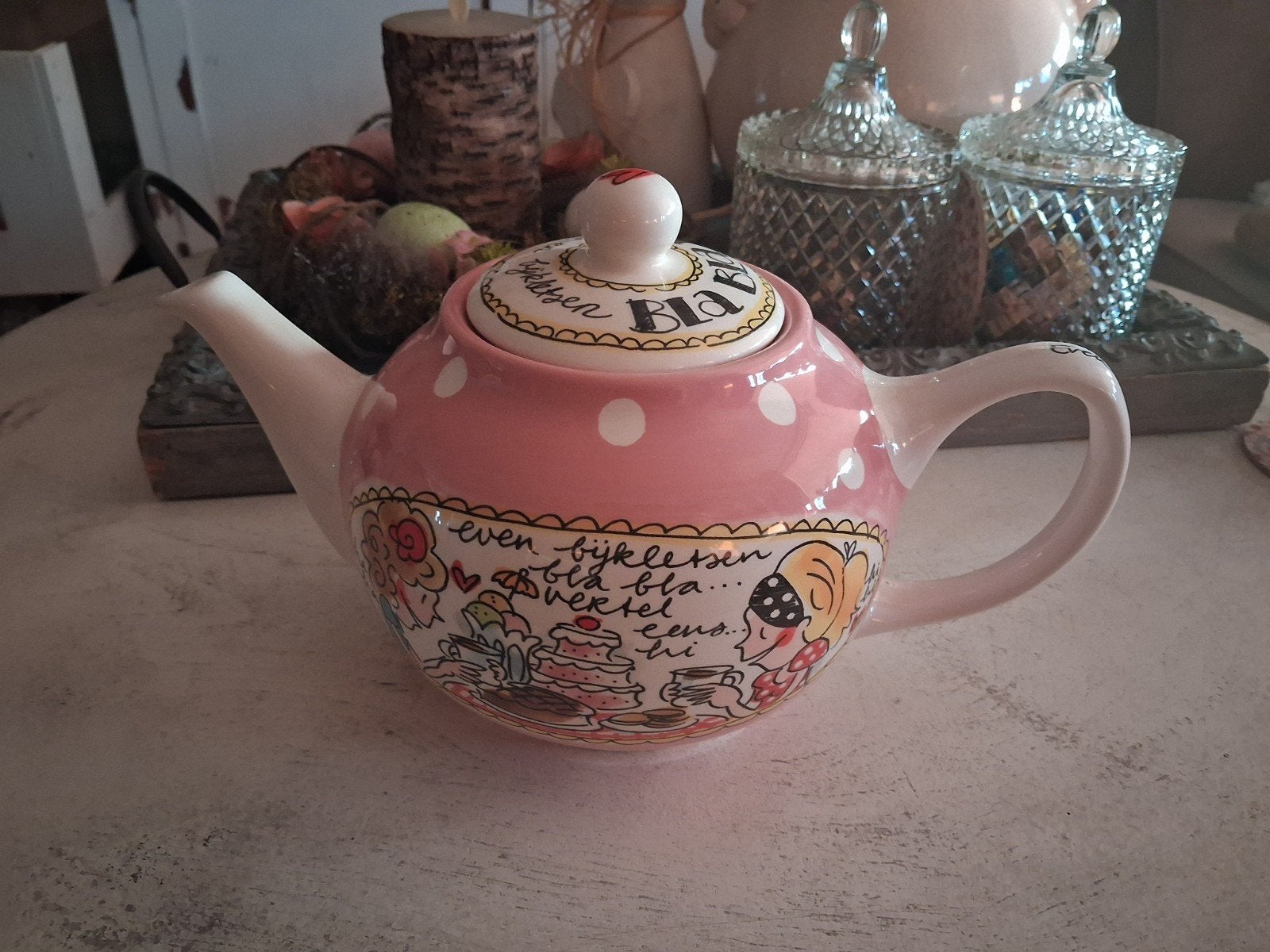 blond amsterdam theepot even bijkletsen nieuw, Huis en Inrichting, Ophalen, Overige typen, Nieuw, Aardewerk