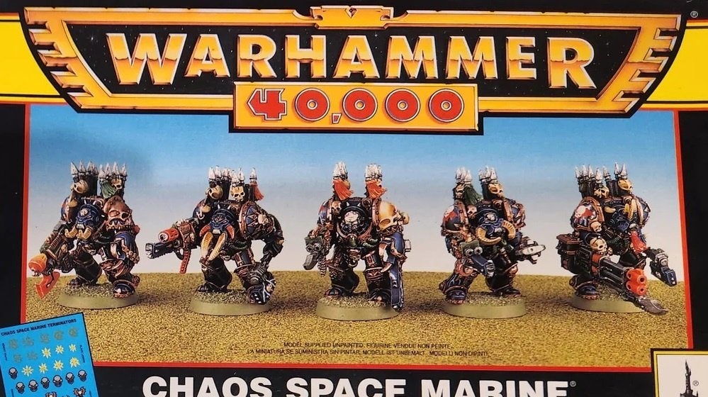 Chaos SpaceMarine Terminators, Verzenden, Zo goed als nieuw, Warhammer 40000, Figuurtje(s)