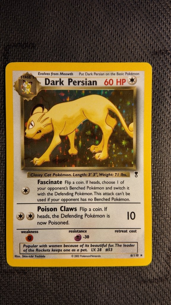 Dark Persian 6 Legendary Collection | Pokemon kaart, Ophalen, Zo goed als nieuw, Losse kaart, Foil