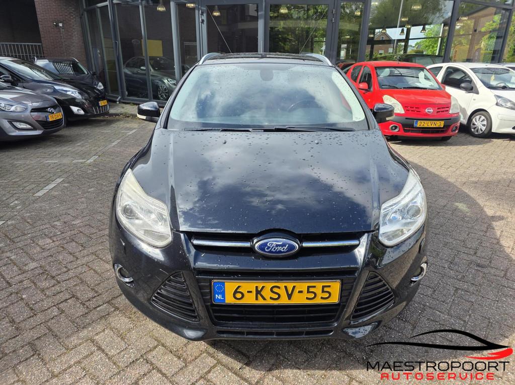 Ford Focus Wagon 1.0 EcoBoost Titanium, Euro 5, 125 pk, Gebruikt, Zwart