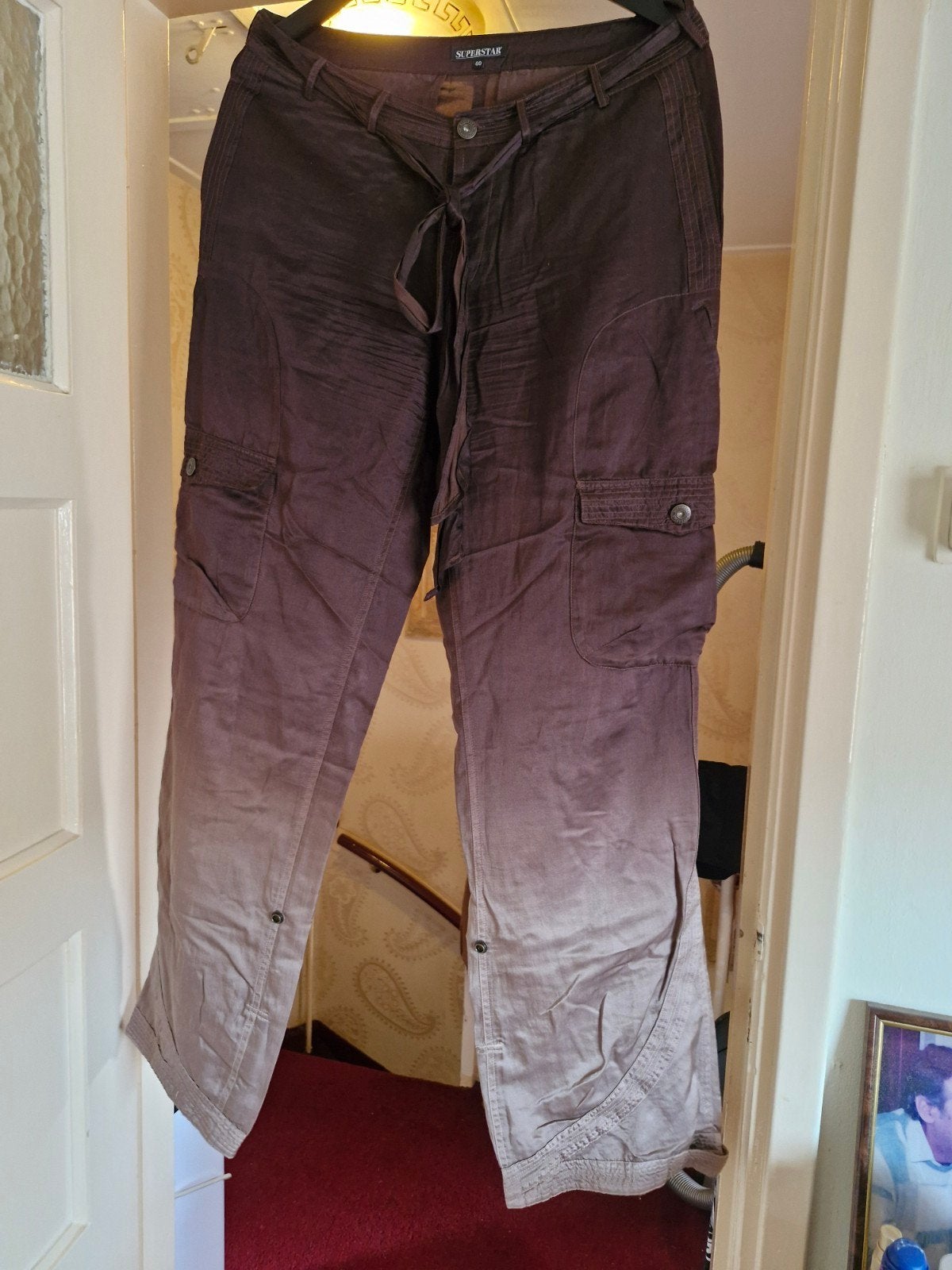 Superstar Cargo Broek Maat 40 - Bruin/Beige Ombre, Maat 38/40 (M), Bruin, SUPERSTAR, Ophalen of Verzenden