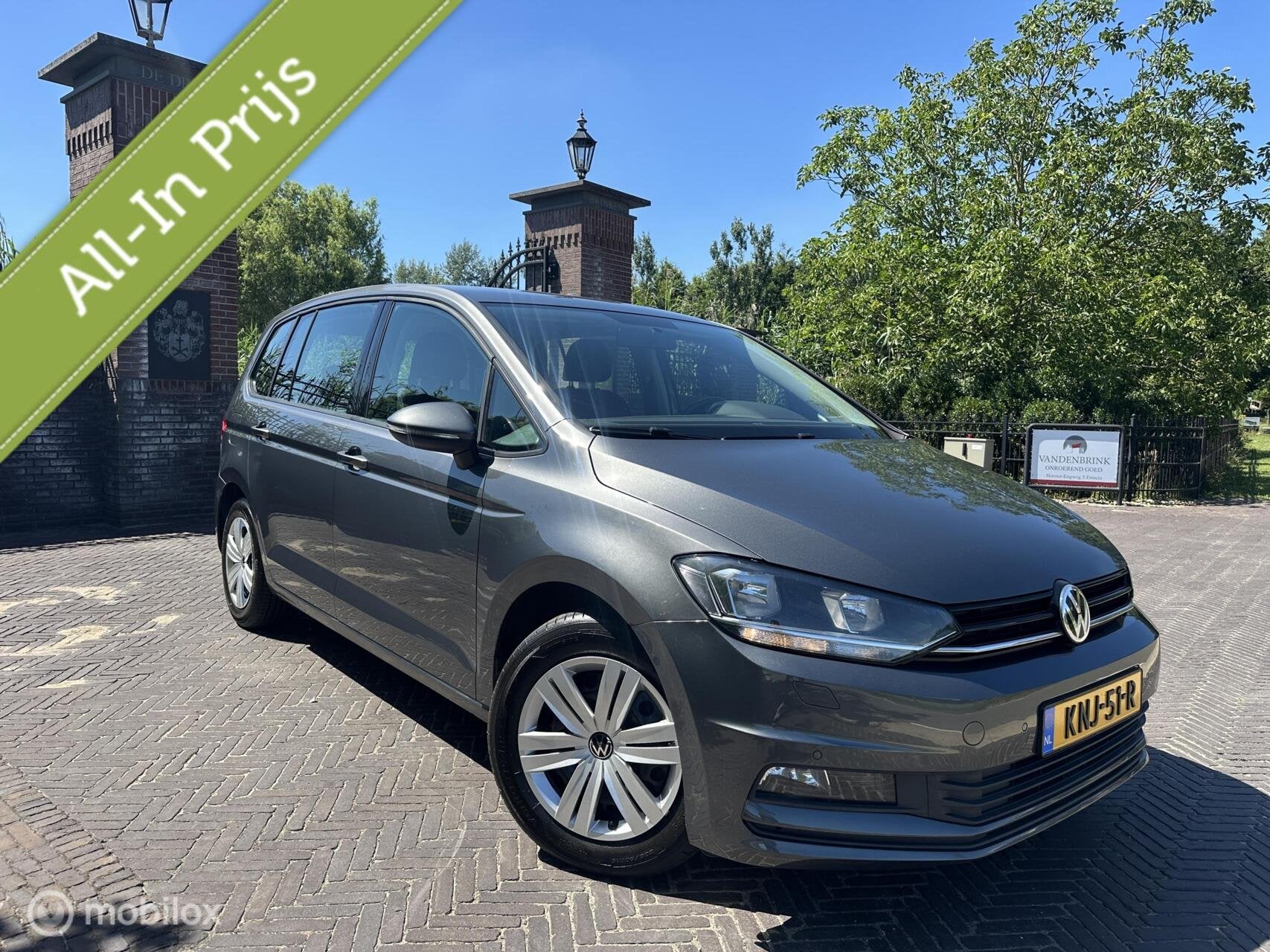 Volkswagen Touran 1.2TSI Comfortline 7-personen Trekhaak✅, Auto's, Volkswagen, Voorwielaandrijving, Stof, Gebruikt, Zwart