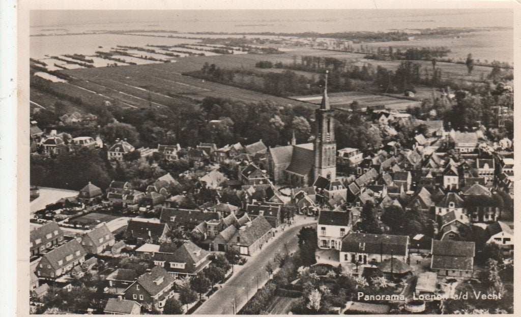 loenen aan de vecht- panorama, Ophalen of Verzenden, 1940 tot 1960, Utrecht