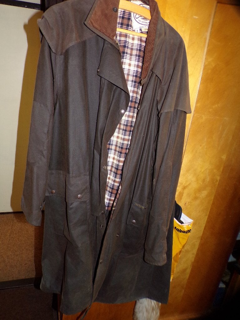 DAIZA Bone Australische Duster (waxcoat), Ophalen of Verzenden, Zo goed als nieuw, Overige maten, Bruin
