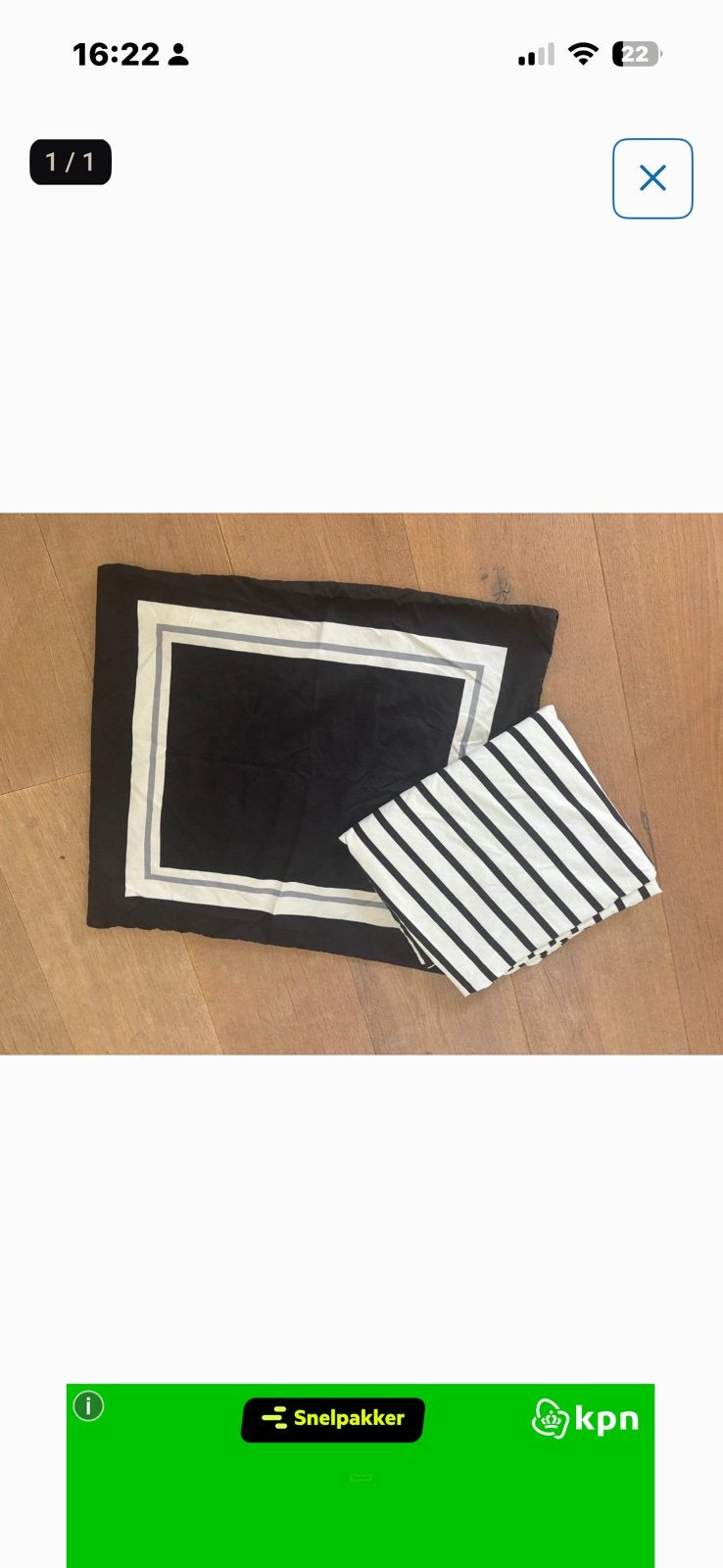 Optidee Samt dekbedovertrek set 140x200, Ophalen of Verzenden, Eenpersoons, Zwart, Dekbedovertrek
