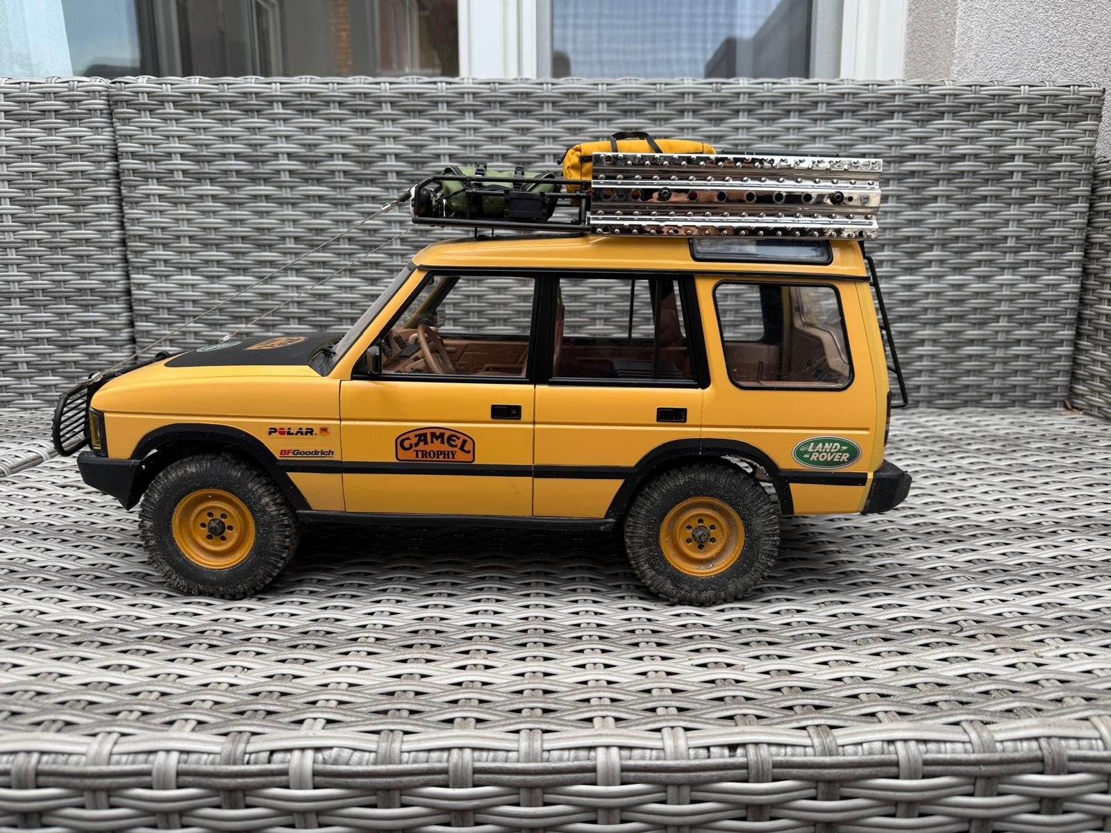 D1RC Camel Trophy Land Rover Discovery, Gebruikt, Auto offroad, Schaal 1:10, Ophalen