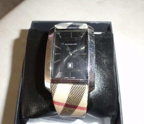 Burberry horloge, Overige merken, Staal, Gebruikt, Verzenden