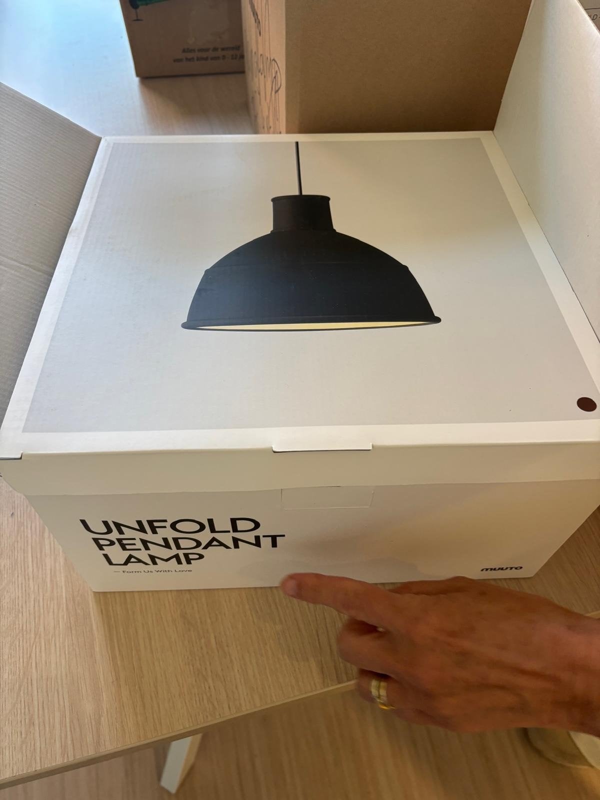 2x unfold pendant lamp, Huis en Inrichting, Ophalen, Nieuw, Industriële