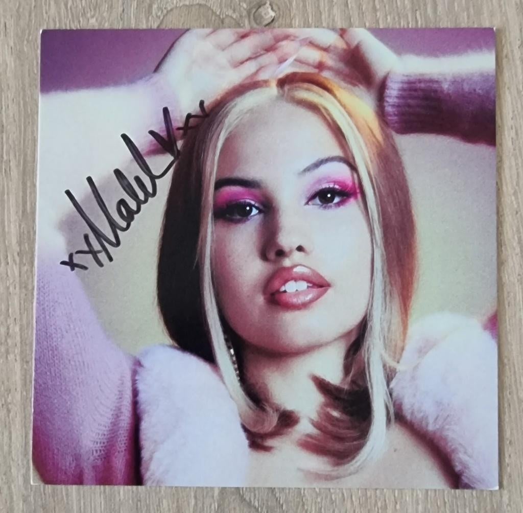 Mabel  signed kaartje ( cd formaat ), Verzamelen, Ophalen of Verzenden, Zo goed als nieuw, Foto of Kaart, Gesigneerd