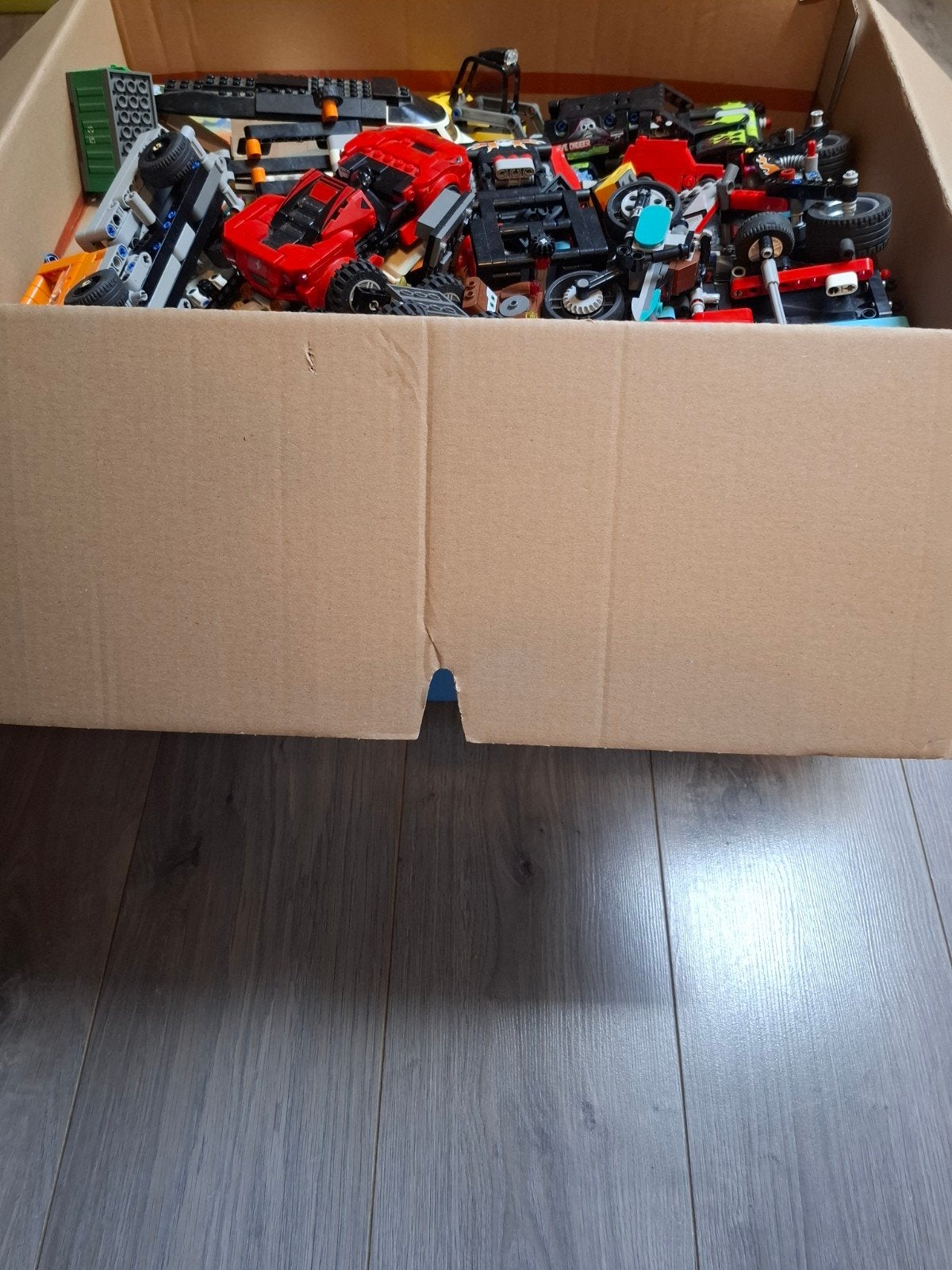 Verhuisdoos vol Lego Technic,City,Bionicle, doosjes, Ophalen, Gebruikt