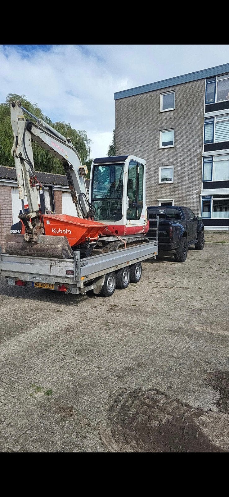 Hapert Kipper Aanhanger 3-asser Moet nu weg!, Ophalen of Verzenden, Gebruikt