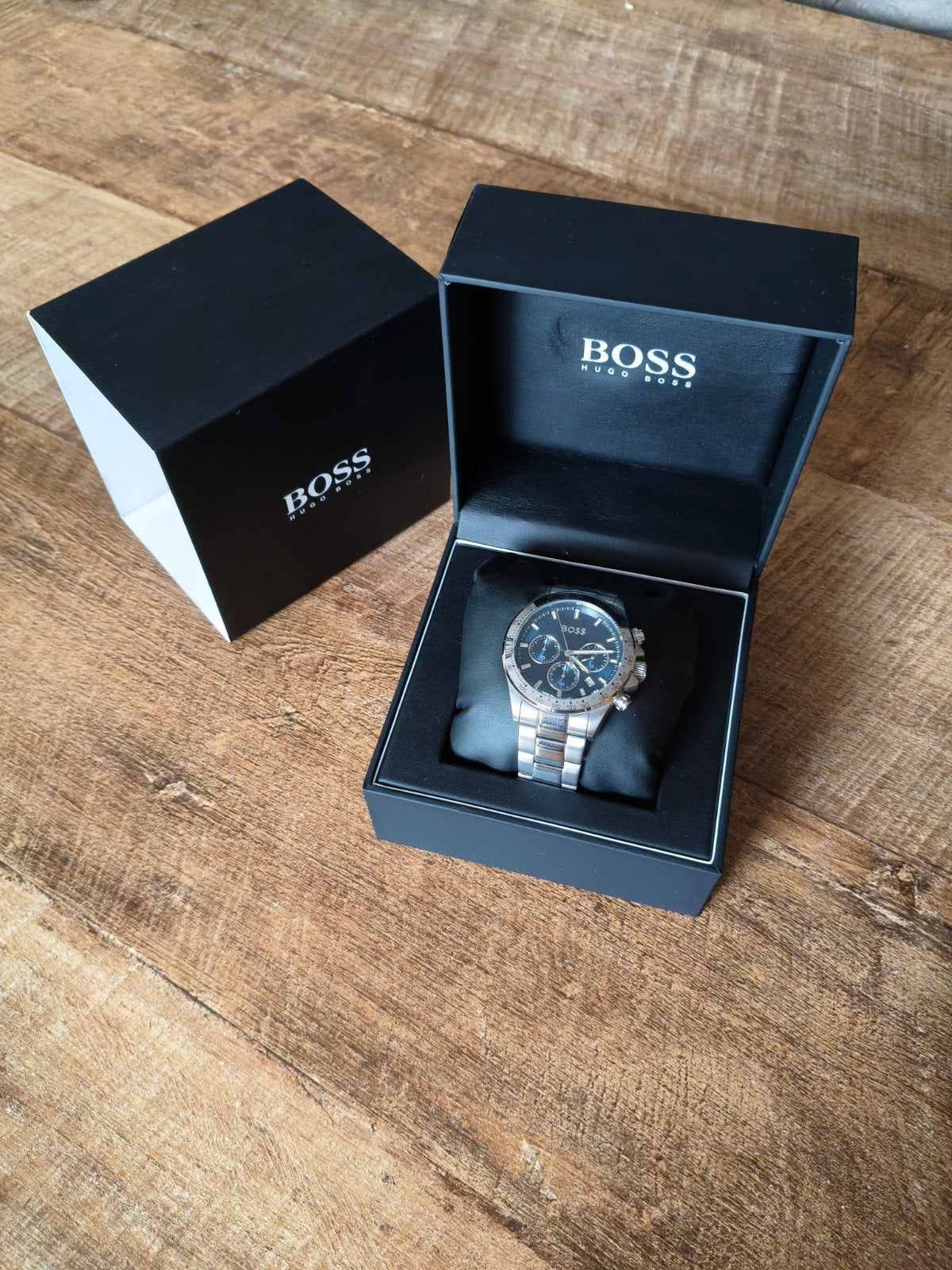 Hugo Boss horloge heren, Sieraden, Tassen en Uiterlijk, Horloges | Heren, Overige merken, Overige materialen, Verzenden, Polshorloge