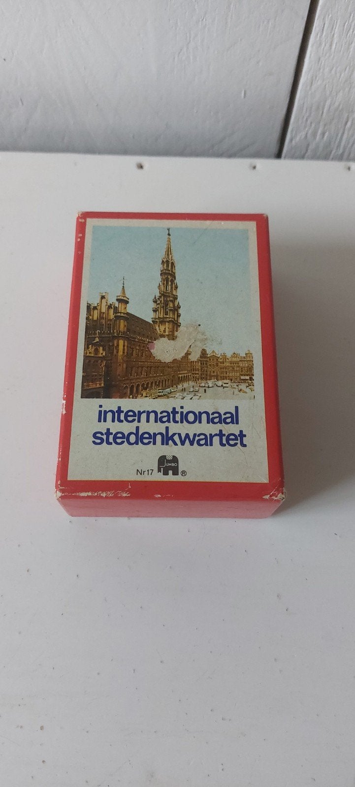 Vintage internationaal stedenkwartet Jumbo  kwartet kaarten, Ophalen of Verzenden, Gebruikt, Kwartet(ten)