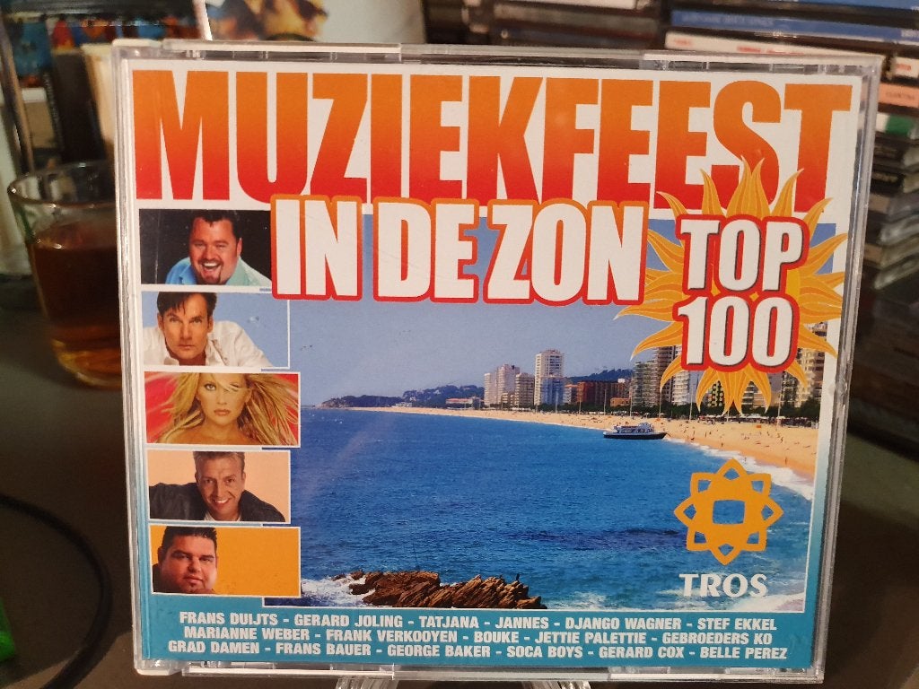 Muziekfeest in de zon top 100 4CD, Ophalen of Verzenden, Zo goed als nieuw, Levenslied of Smartlap