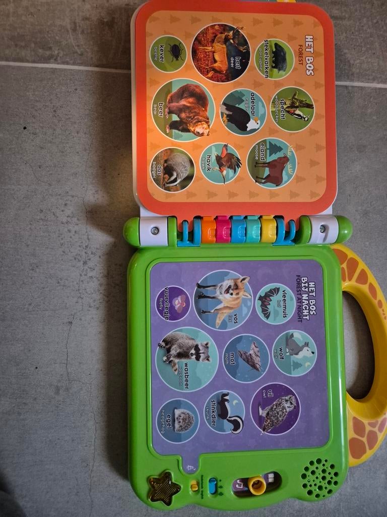 Vtech 100 dieren interactief boek, Ophalen
