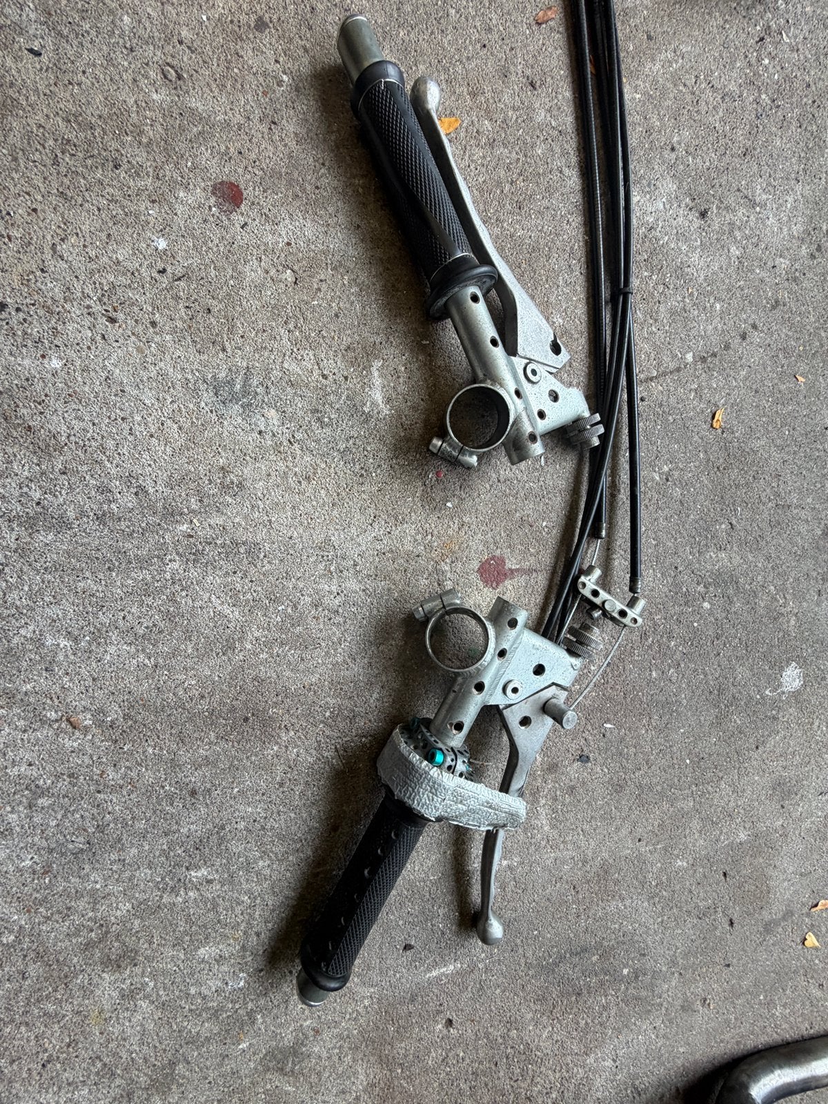 Menani clip on set competizione voor 35mm vork, Motoren, Ophalen, Gebruikt