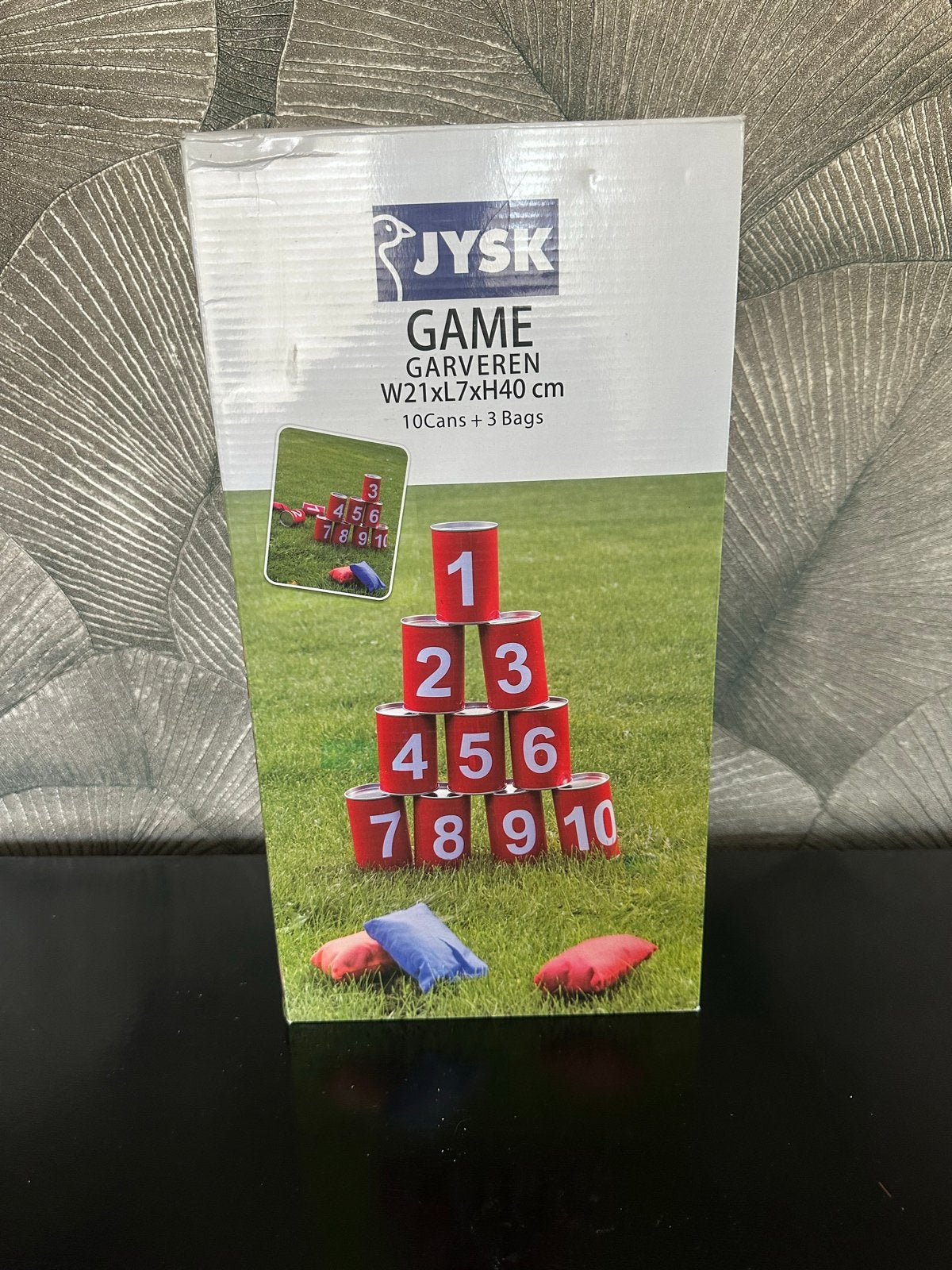 JYSK Garveren Blikgooien Spel - 10 Blikken + 3 Zakjes, Ophalen, Nieuw, Jongen of Meisje