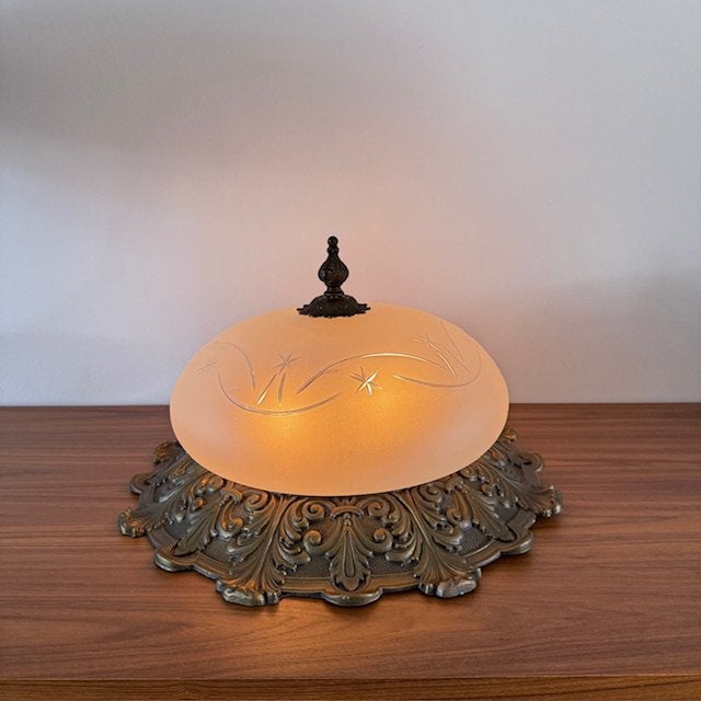 XXL plafondlamp, plafonnière, barok, klassiek, vintage, ‘50, Ophalen of Verzenden