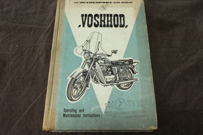 Voskhod motorcycle operating maintenance instructions USSR, Ophalen of Verzenden, Overige merken