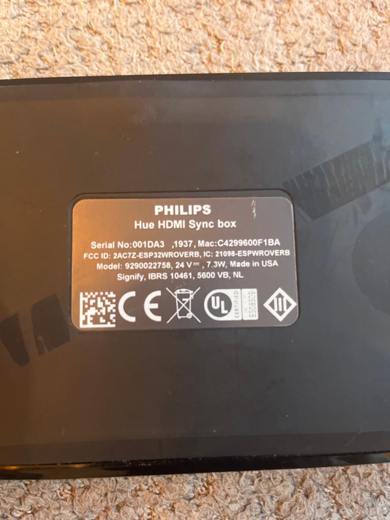 Philips Hue HDMI Sync Box, Ophalen of Verzenden, Niet werkend