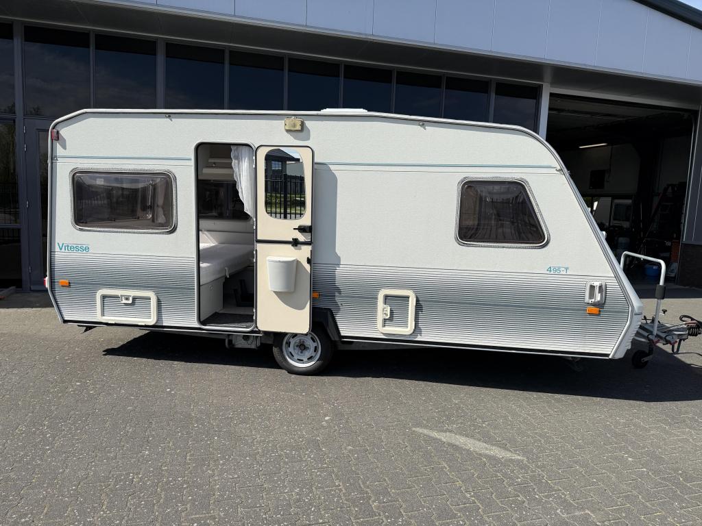 Beyerland Vitesse 495 4 pers. Tent + Luifel WC 850KG #koopje, Standaardzit, Bedrijf, 750 - 1000 kg, 4 tot 5 meter