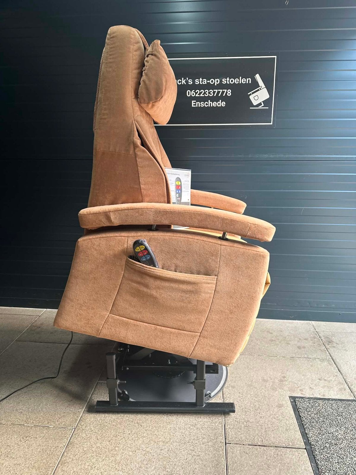 Sta op stoel merk fitform, Ophalen of Verzenden, Zo goed als nieuw, Stof, 50 tot 75 cm