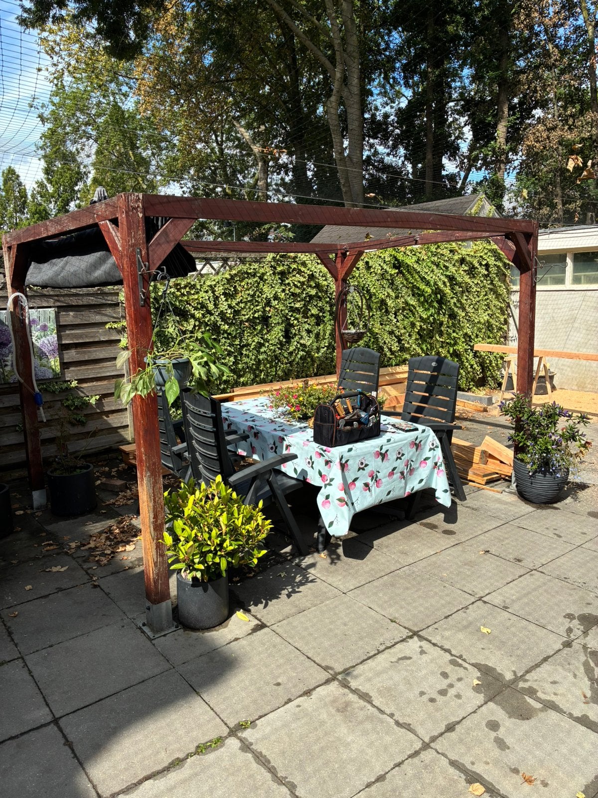Overkapping te koop, Tuin en Terras, Ophalen, 250 tot 500 cm, Overige typen, Zonder ramen