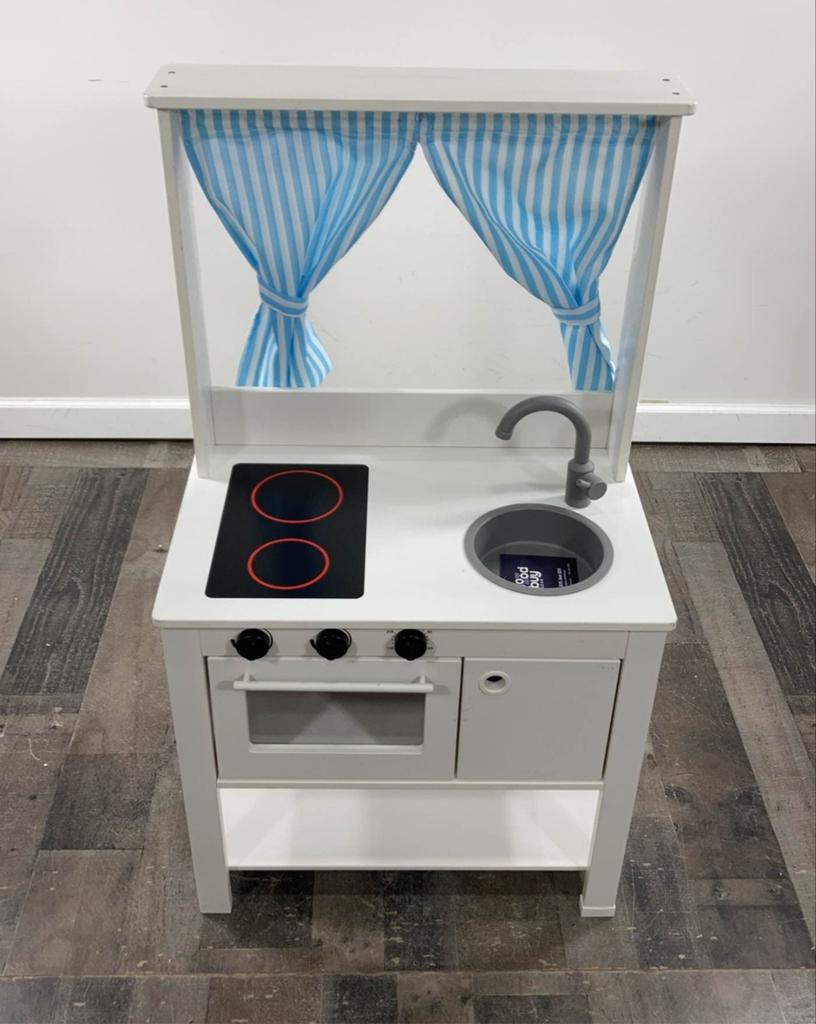 IKEA SPISIG Speelkeuken met gordijntjes, Ophalen of Verzenden, Nieuw, Hout, Speelkeuken