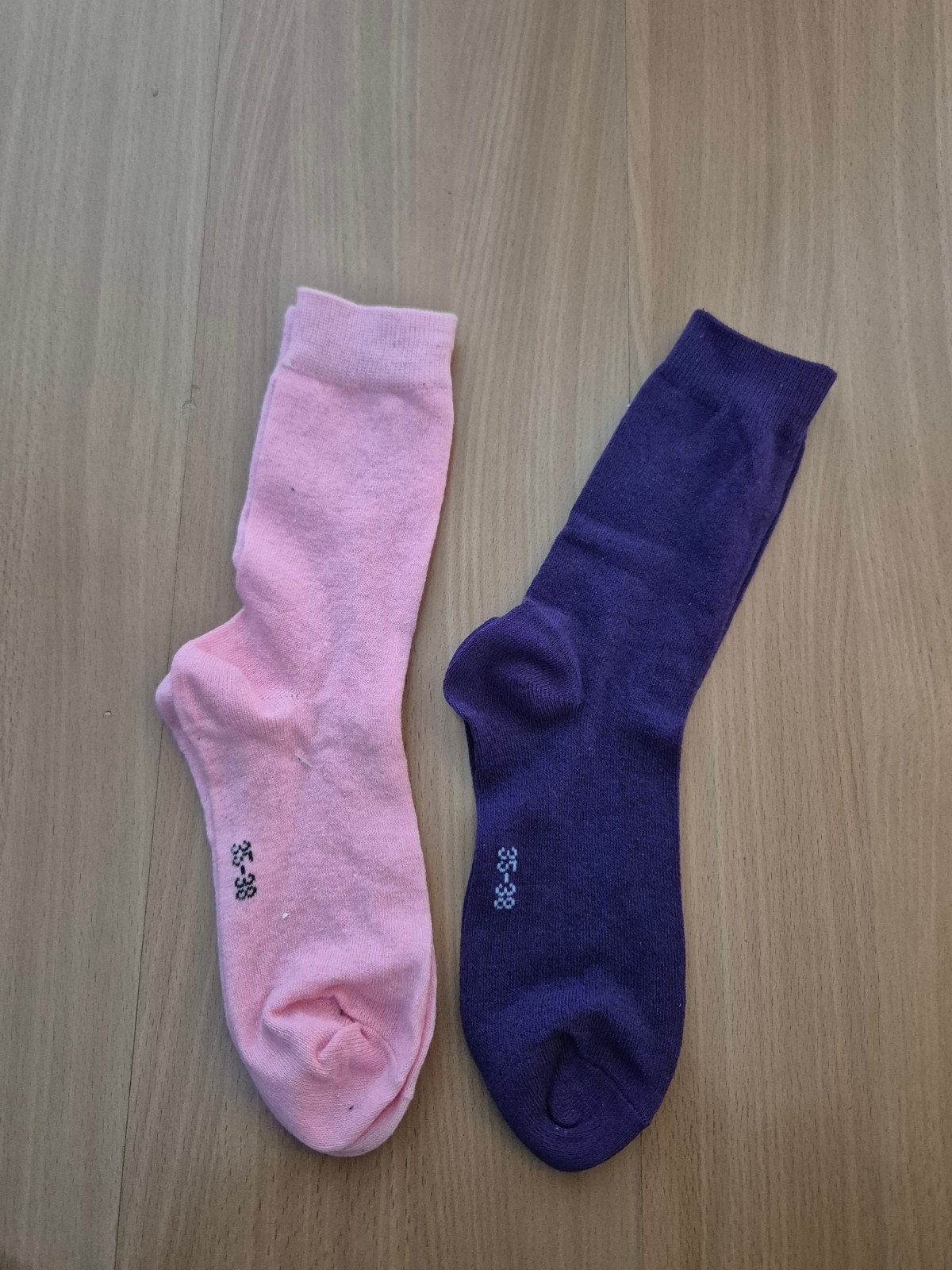 Rebelse mismatch sokken (roze & paars) - Maat 35-38, Kleding | Dames, Ophalen of Verzenden, Maat 35 t/m 38, Overige kleuren, Sokken en Kniesokken