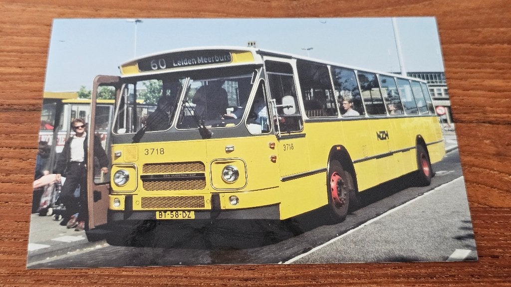 Foto BUS NZH Haarlem 3718, Verzenden, Gebruikt, Bus of Metro, Overige typen