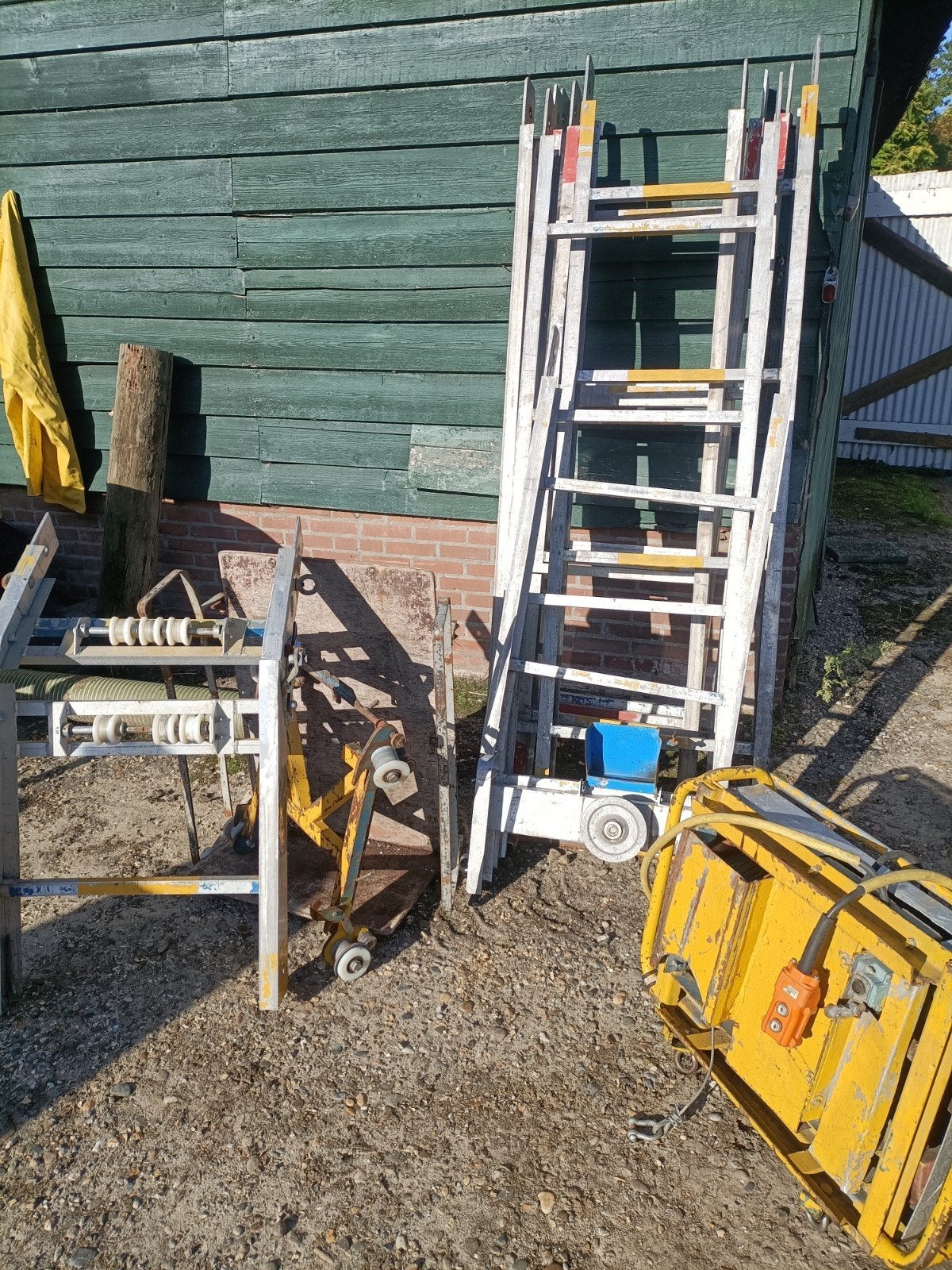 Dakpannenlift / Bouwlift, Ophalen, Gebruikt, Bouwlift