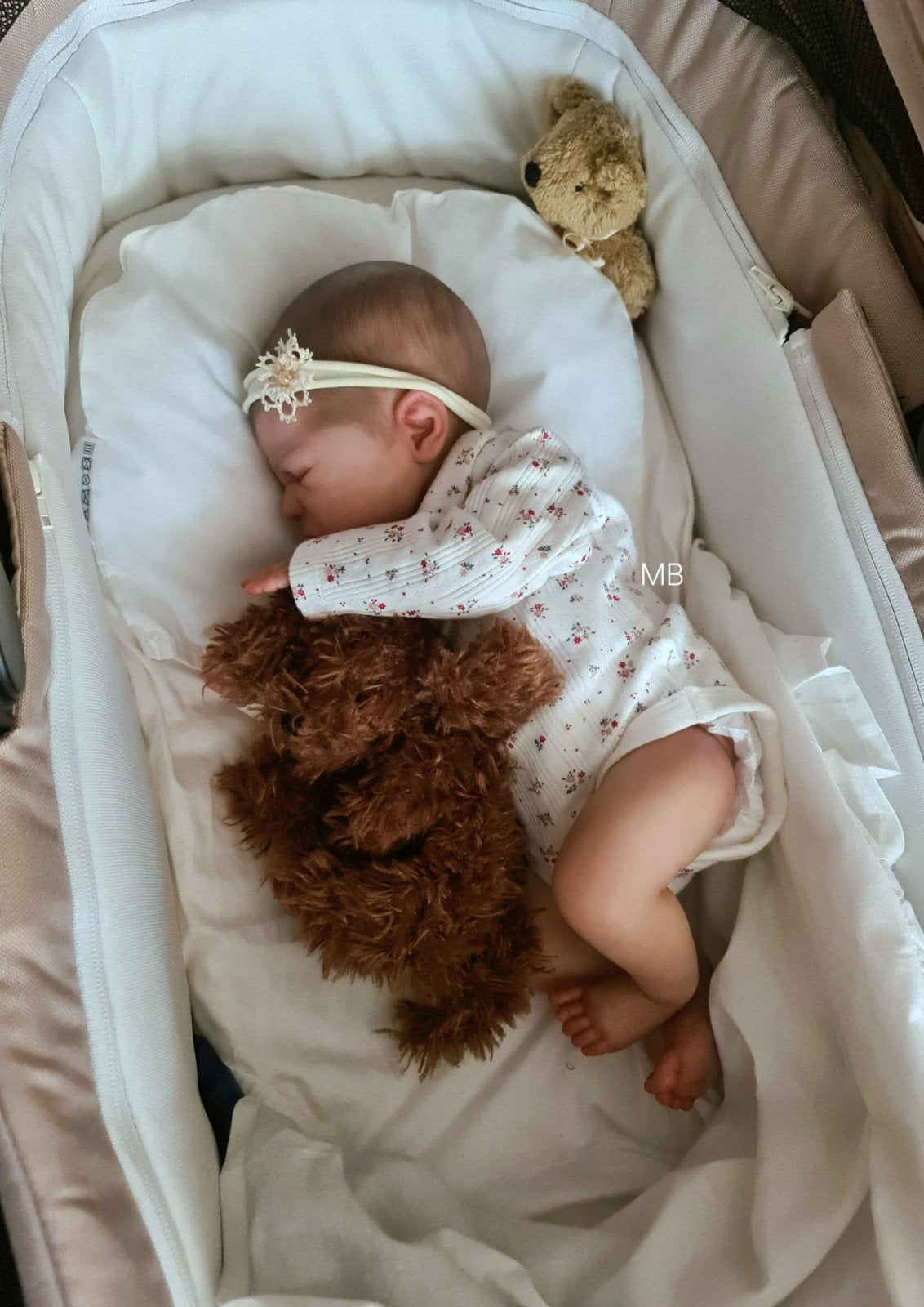 reborn doll met certificaat, Ophalen of Verzenden, Zo goed als nieuw, Babypop